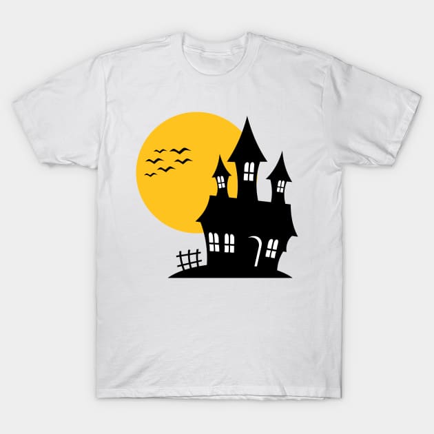 Haunted House On Hill T-Shirt by MonkeyBusiness